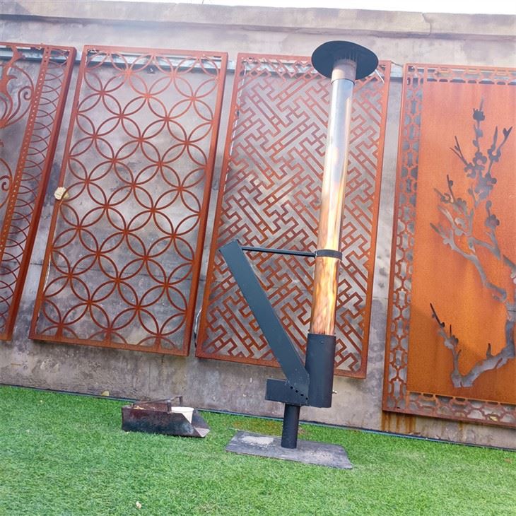 Bahçe Pelet Roket Sobası