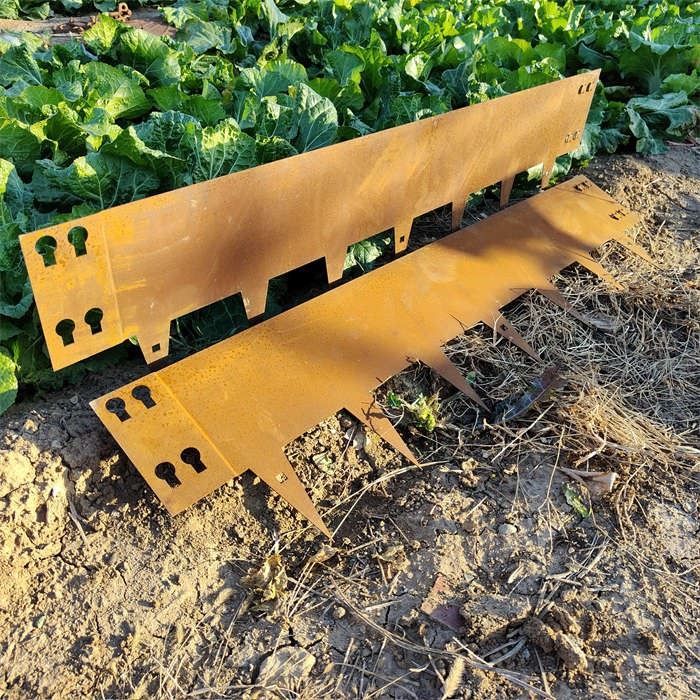 Outdoor Fence Corten Steel Garden Lawn Edging