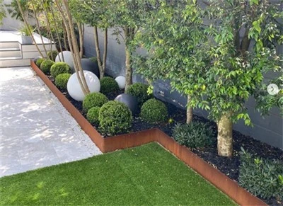 Bahçecilik Paslı Metal Kenar Corten Çelik Çit